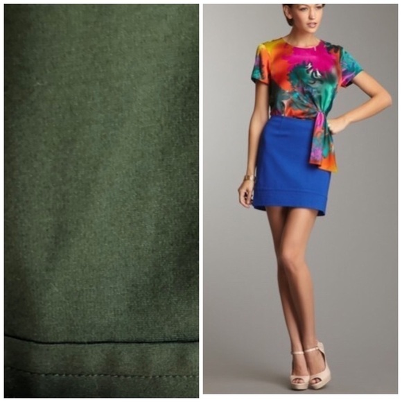 TRINA Turk Mills 2 Solid Ponte Mini Skirt - Picture 1 of 8
